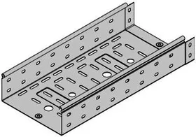 Лоток листовой перфорированный 80х80 L3000 сталь 0.7мм DKC 35301