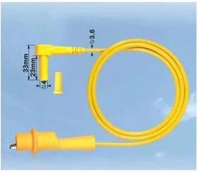 JC-BBC03612 (М0037669), Щуп с зажимом крокодил, 10А, 0.9м