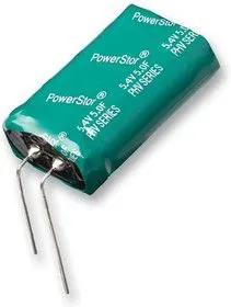 PHV-5R4V505-R, Суперконденсатор, PowerStor, EDLC, 5 Ф, 5.4 В, Радиальные Выводы, PHV Series, +30%, -10%, 5.3 мм