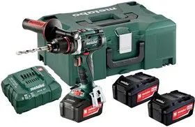 Аккумуляторная дрель-шуруповерт METABO BS 18 LTX Impuls Set (602191960) 18В 3x4.0Ач Metalock