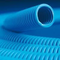 Труба гофрированная ППЛ d25мм легкая c протяж. син. (уп.50м) DKC 11925