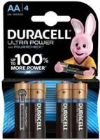 Элемент питания алкалиновый LR6-4BL Ultra (блист.4шт) Duracell Б0038761
