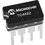 TC4422MJA, Driver 9A 1-OUT Low Side Non-Inv 8-Pin CDIP Tube