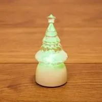 501-051, Фигура светодиодная на подставке Ёлочка Кристалл, RGB