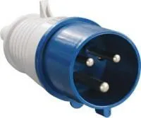 Вилка эл. каб. 32А 2P+PE 220В IP44 ССИ-023 ИЭК PSR01-032-3