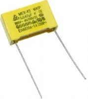 0.047UF 280VAC, 0.047мкф х 280в 10% Class X2 конденсатор полипропиленовый помехоподавляющий 18x5x1