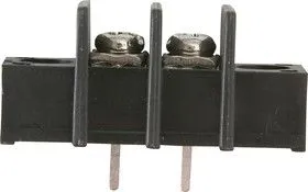 X977T02 (DG25C-A-02P), Клеммник с отверстием 2-контактный шаг 7.62мм