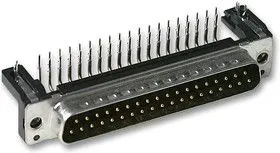09 66 462 7811, Разъем D Sub, DB37, Standard, Штекер, Серия Snap In, Ground Contact, 37 контакт(-ов), DC, Пайка