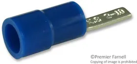 TV14-10BL-XV, TERMINAL, BLADE, CRIMP, BLUE, 16-14AWG