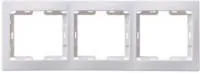 Рамка 3-м КВАРТА РГ-3-КБ горизонт. бел. ИЭК EMK30-K01-DM