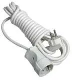 Удлинитель 1х3м без заземл. 10А IP20 Makel 10007