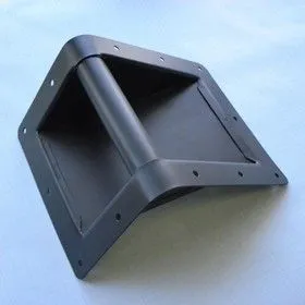 Ручка для боксовTWS-160(боковая угловая), метал, чёрная