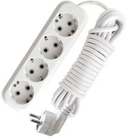 Удлинитель 4х10м с заземл. 16А IP20 Е-304 АБС-пл. ПВС 3х1 UNIVersal 9631984