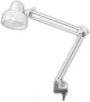 Светильник Бета настол. на струбцине 60Вт без лампы ЛОН E27 бел. Трансвит 109