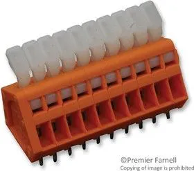 0233-0510, TERMINAL BLOCK, PCB, 10 POSITION, 28-20AWG