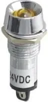 XD12-2-G-2,5VDC, Светодиод с держателем зеленый 12мм 2,5VDC