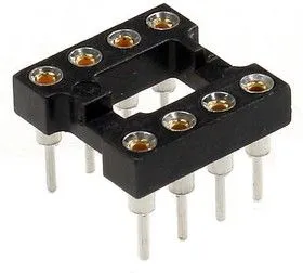 TRS- 8 (SCSM-8) (DS1001-01-8N), DIP панель 8-контактная цанговая узкая