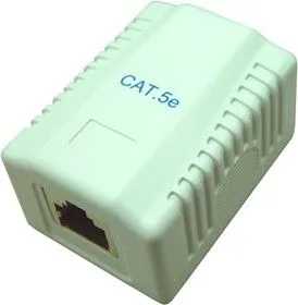 HYC-B061111 (NC-MB2EMUWH) ( GE-342 R), Розетка компьютерная RJ-45 х 1 на стену CAT.5e