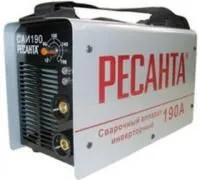 САИ 190, Сварочный аппарат инверторный,154В-242В, макс.5,5кВт, 10А-190А, ПВ 70%, напр. холостого хода 80В