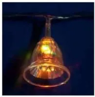 Гирлянда светодиодная Колокольчики ULD-S0280-020/DTA RGB IP20 BELLS с контроллером 20LED (дл.2.8м) Uniel 7919