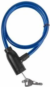 79-0165, Тросовый замок 60 см синий