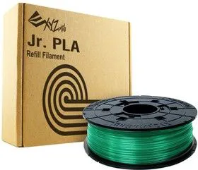 RFPLCXEU04G, Картридж XYZ Пластик PLA сменная катушка для Junior, Clear Green (темно-зеленый), 600гр