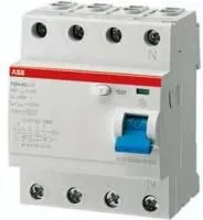 Выключатель дифференциального тока (УЗО) 4п 63А 300мА тип AC F204 ABB 2CSF204001R3630