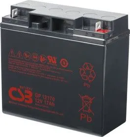 GP12170, Аккумулятор свинцовый 12В-17Ач 181х76х167