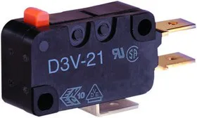 D3V-162-1C4, MICROSWITCH, SPDT, 16A, LEVER