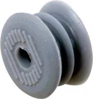 TE-178 017, Фиксатор для провода, dвнеш.=1.20мм, dвнут.=0.80мм, серый