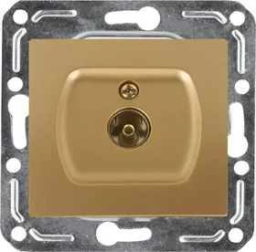 V01-16-T11-M (Розетка 1-мест. TV (Dorado), м-зм, Magenta )