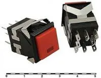 KD2-22BRG (PSW-22 БФЧК), Кнопка с подсветкой ON-(ON) (3A 250VAC)