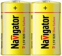 Элемент питания солевой 94 761 NBT-NS-R20-SH2 (шринка 2шт) Navigator 94761