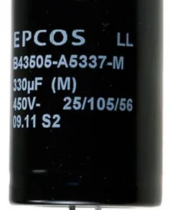 B43505A5337M, конденсатор электролитический 330мкФ 450В 105гр