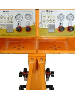 Установка напыления двухпостовая с баком флюидизации, TESLA OPTIMA DUO