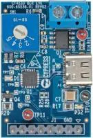 CY4533, Evaluation Kit, CY4533 USB Type-C PD Controller, Barrel Connector Replacement (BCR)
