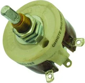 RHS3R0E, RHEOSTAT, WIREWOUND, 3 OHM, 25W