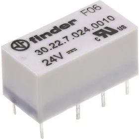 30.22.7.024.0010, Реле 2 пер. 24VDC/ 2A, 250VAC