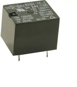 833H-1C-C 24VDC, Реле 1пер. 24В / 7A, 250V