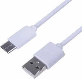 18-1881-1, Шнур USB 3.1 type C (male)-USB 2.0 (male) 1 м белый