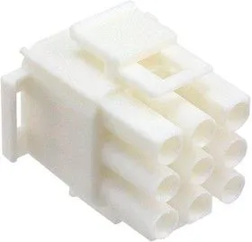 350720-4, Корпус разъема Universal MATE-N-LOK, вилка 9PIN, Matrix (Nylon, UL 94V-0) без контактов