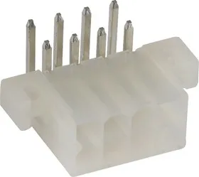 DS1073-01-2x4-MR1T6 (MF2x4MRB), Вилка на плату угловая 4.2мм 8pin с фланцами