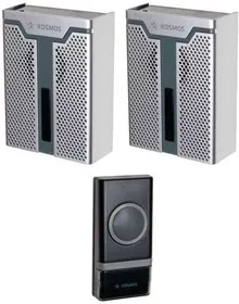 Звонок беспроводной полиф. 32 мелодии 150м 2 зв.мод. бел. Космос KOC_AG520C1