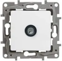 Механизм розетки TV СП Etika с топологией звезда 2дБ 0-2400 мГц бел. Leg 672251