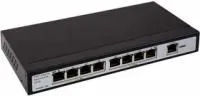 45-0509, Коммутатор PoE 8 + 1 Uplink, 15,4 Вт на порт, с грозозащитой
