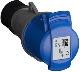 Розетка кабельная 216EC6 Easy&Safe 216EC6 16А 2P+E IP44 6ч ABB 2CMA102003R1000