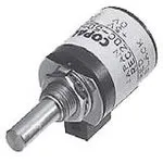 RESW20D-50-201-1, Encoders 50 P/R resolution, manual optical, square wave, 20mm square, wire leads, smooth actuation, panel seal