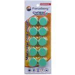 Магнит для магнитной доски FORCEBERG 20 мм, зеленый, 10шт.