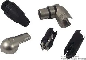 NC3FRX, Аудио разъем XLR, 3 контакт(-ов), Гнездо, Монтаж на Кабель, Контакты с Покрытием из Серебра