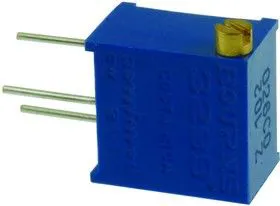 3299Z-1-102LF, TRIMMER POTENTIOMETER, 1KOHM 25TURN THROUGH HOLE